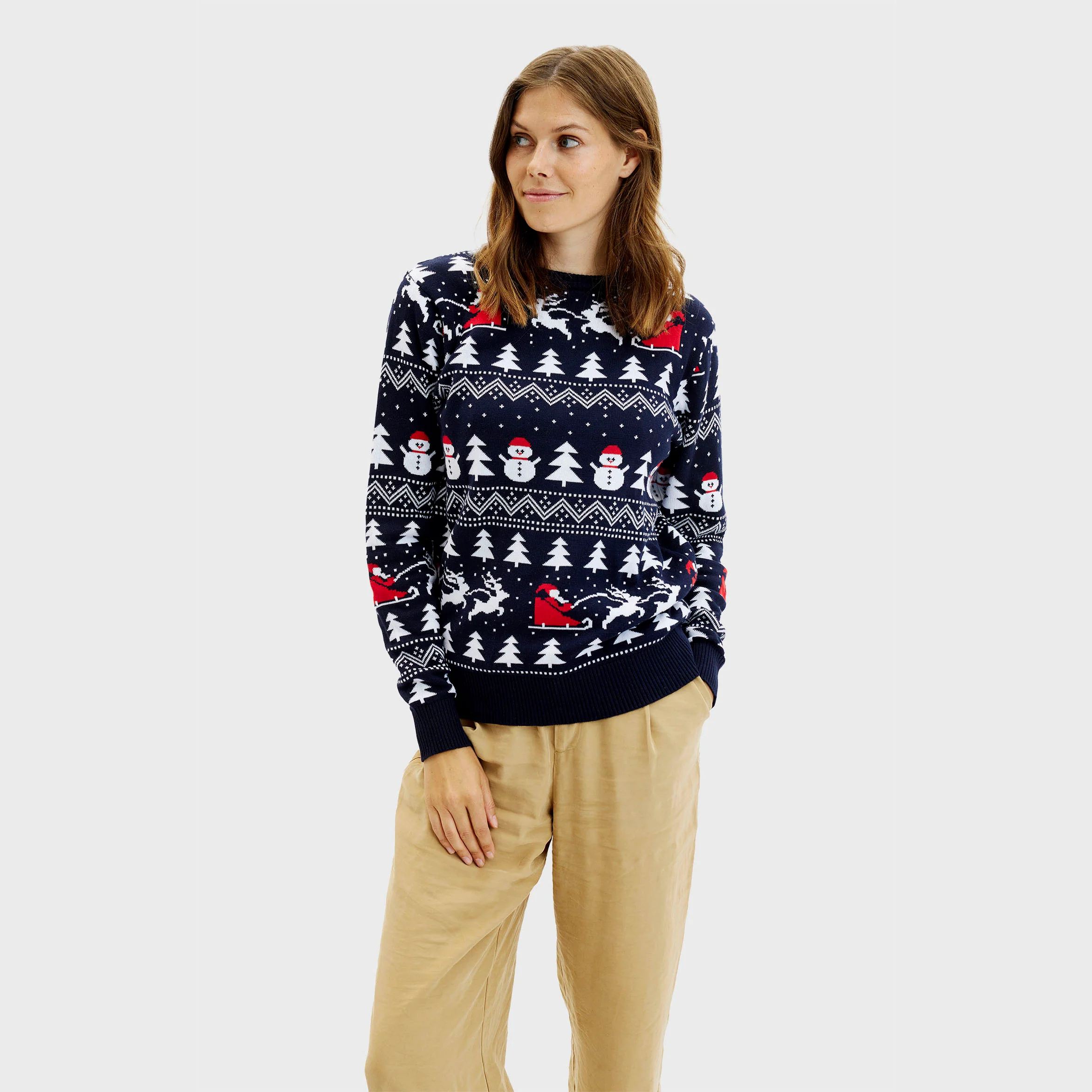 Der Stilvolle Weihnachtspullover - Damen. - Image 3