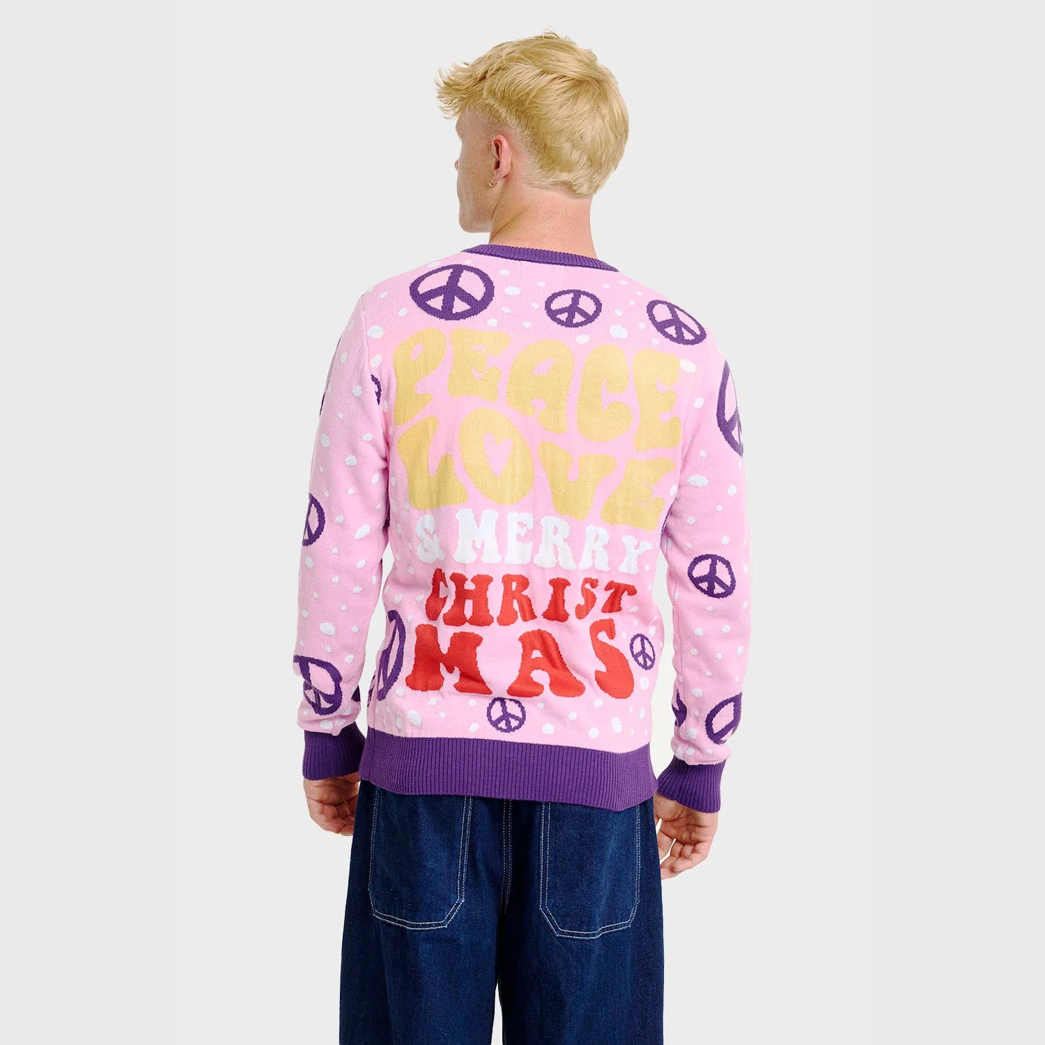 Hippie Weihnachtspullover - Herren - Image 6