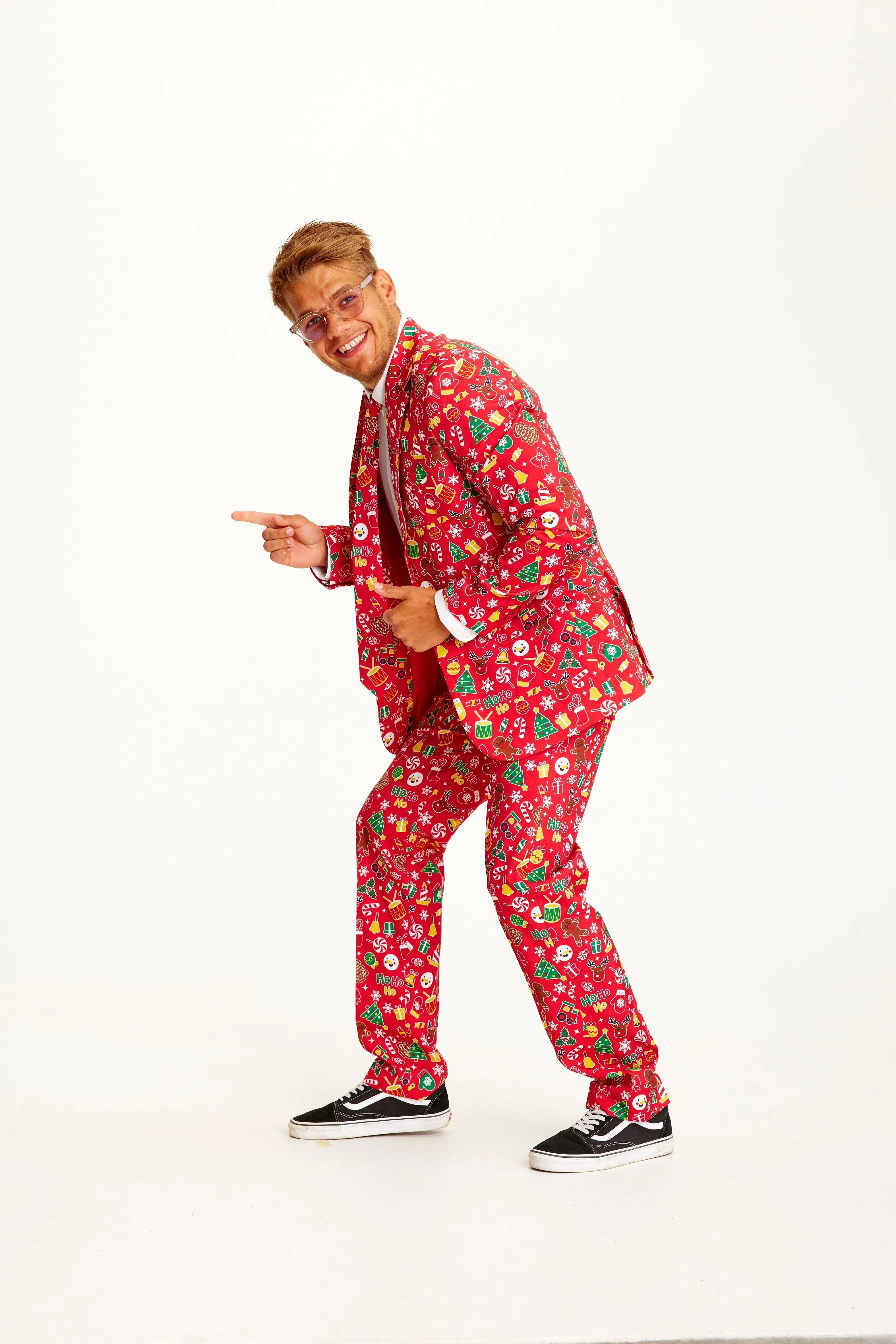 The Awesome Christmas Suit Rød - Image 3